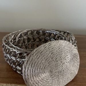 KORALIA SILVER BELT WEAVED